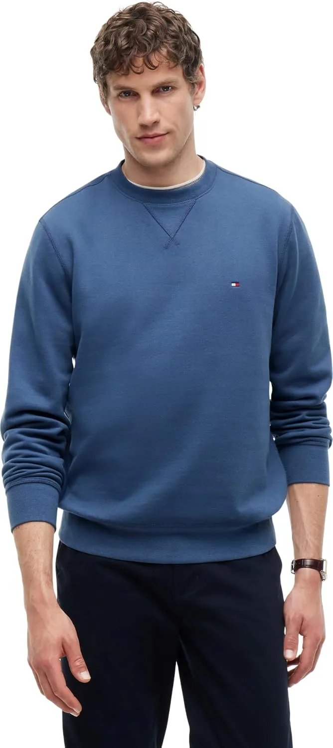 Tommy Hilfiger ▫️ Camisola de homem Seasonal Fleece com gola redonda
