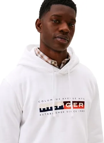 Tommy Hilfiger ▫️ TH Colour Block Graphic Hoodie Mw0mw40041 Camisola com capuz para homem 3
