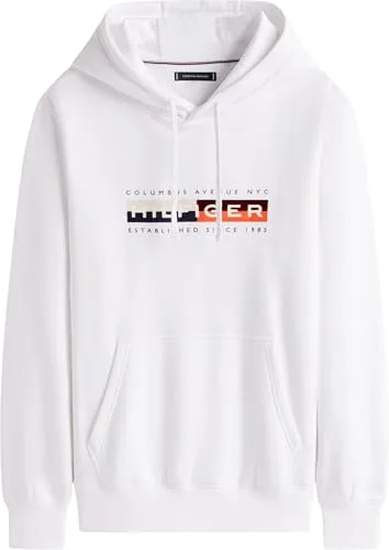 Tommy Hilfiger ▫️ TH Colour Block Graphic Hoodie Mw0mw40041 Camisola com capuz para homem 5