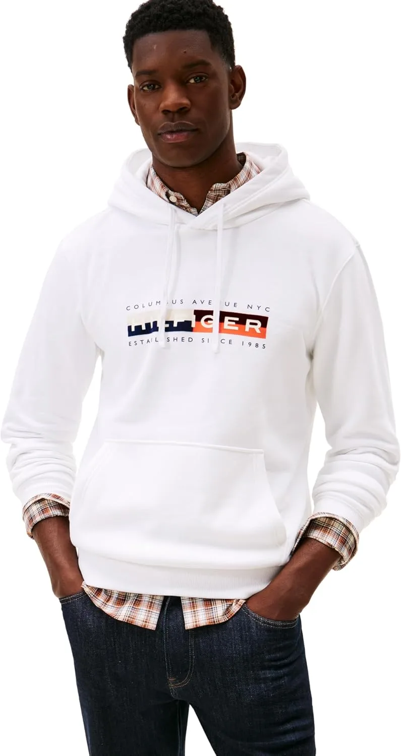 Tommy Hilfiger ▫️ TH Colour Block Graphic Hoodie Mw0mw40041 Camisola com capuz para homem
