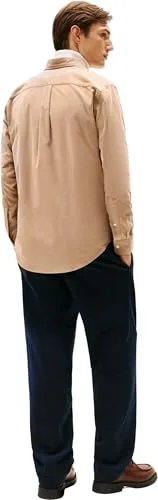 Tommy Hilfiger ▫️ Camisa Solid Corduroy RF Mw0mw40486, manga comprida, para homem (pacote de 1) 2