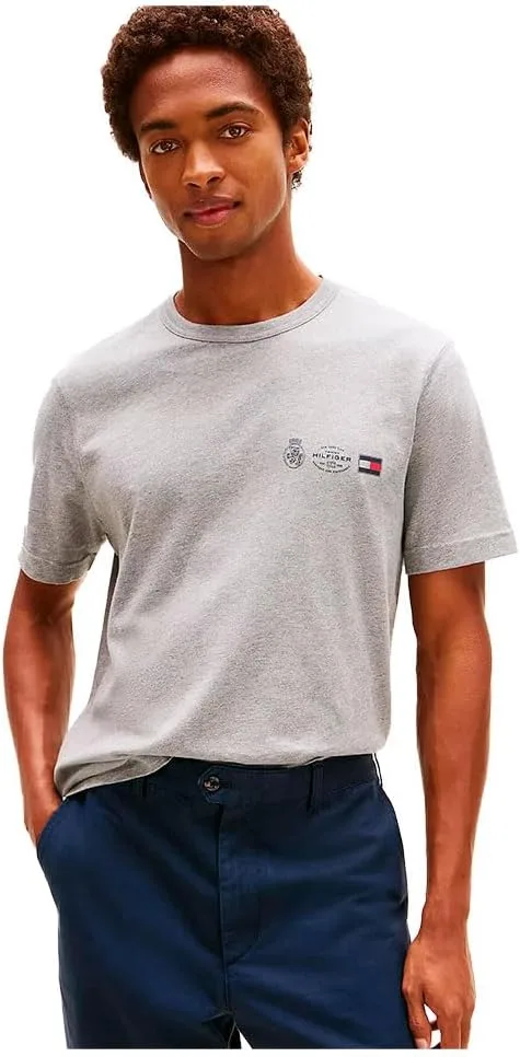 Tommy Hilfiger ▫️ Small Crest Outline tee Mw0mw40011 T-Shirt para homem