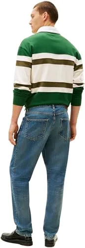 Tommy Hilfiger ▫️ Calças de ganga para homem, modelo Harlem Marcus, cinzentas, tamanho médio 2
