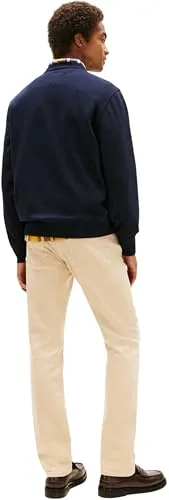 Tommy Hilfiger ▫️ Camisola para homem, tamanho S, com contorno do emblema e gola redonda 2