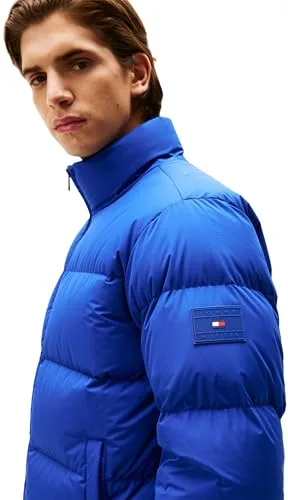 Tommy Hilfiger ▫️ Casaco acolchoado para homem Down Stand com gola alta 4