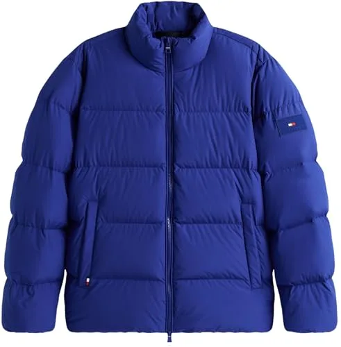 Tommy Hilfiger ▫️ Casaco acolchoado para homem Down Stand com gola alta 6