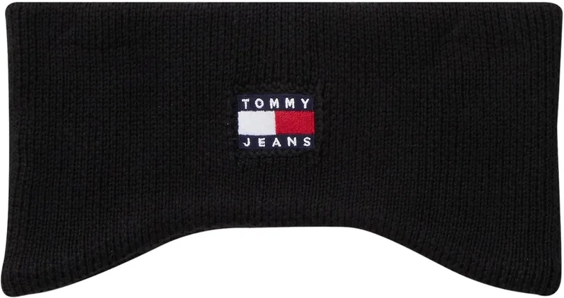 Tommy Jeans ▫️ Tjw Heritage Core Headband Aw0Aw17898 Fita para a cabeça, Preto (preto), Tamanho único para mulher
