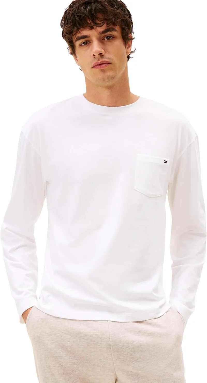 Tommy Hilfiger ▫️ LS Pocket tee Um0um03644 T-Shirt L/S para homem