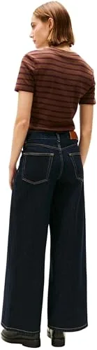 Tommy Hilfiger ▫️ Calças de ganga para mulher, estilo Rinse 70's, perna larga, cintura alta 2