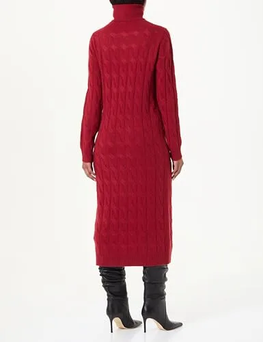 Tommy Hilfiger ▫️ Soft Wool Cable Roll-nk LS Dress Ww0ww46429 Vestido tipo camisola para mulher 4
