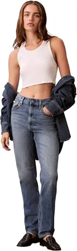 Calvin Klein ▫️ New Mom Jean Delaware Lv047d841g - Calças de ganga para mulher 4