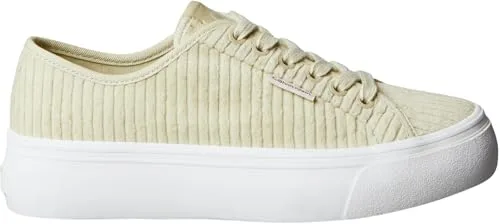 Calvin Klein ▫️ Vulc Flatf Lace Up Corduroy CK Yw0yw02005, com parte superior baixa, para mulher 5