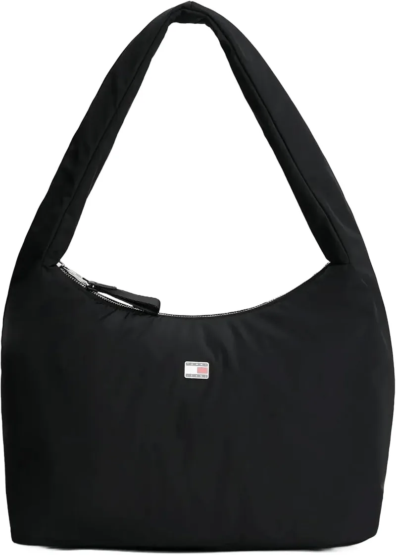 Tommy Jeans ▫️ Tjw Urban Nylon Hobo Aw0aw17887 Crossover, Preto (preto), Tamanho único