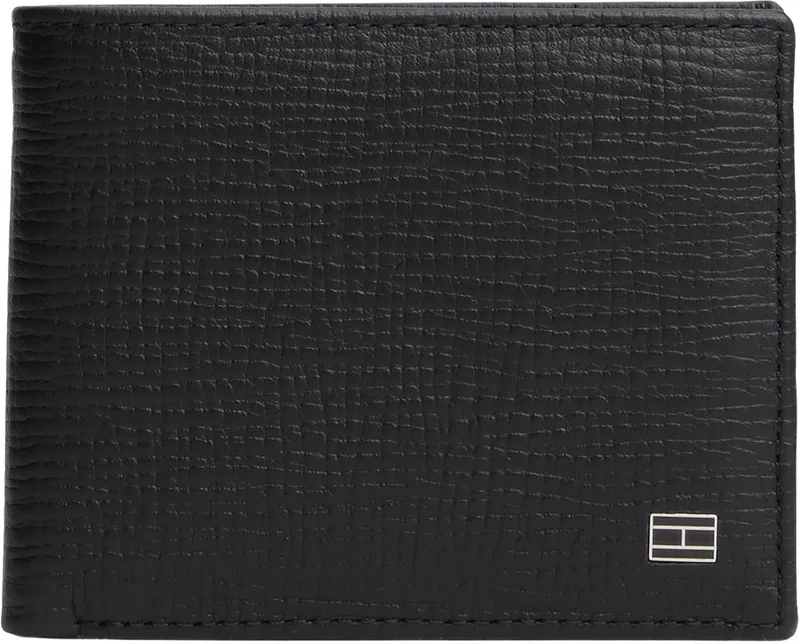 Tommy Hilfiger ▫️ Mini carteira de couro Flag para homem