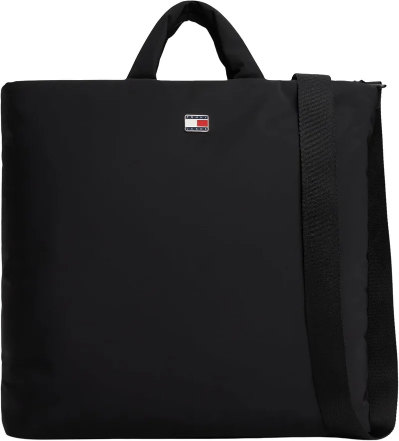 Tommy Hilfiger ▫️ Pasta para portátil masculina «Foundation» com bolso exterior, Preto (Black), Tamanho Único