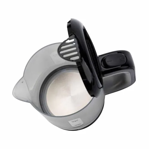 Jata ▫️ JEHA1240 - Fervedor elétrico de água 0,5 L 900 W, mini-fervedor compacto sem BPA, desligamento automático, proteção contra fervura a seco, resistência oculta, indicador de nível de água 5