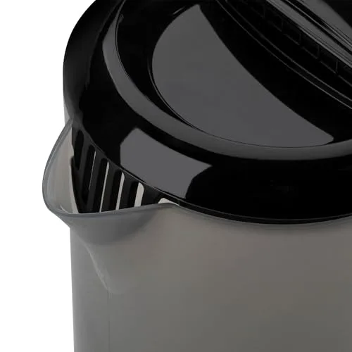 Jata ▫️ JEHA1240 - Fervedor elétrico de água 0,5 L 900 W, mini-fervedor compacto sem BPA, desligamento automático, proteção contra fervura a seco, resistência oculta, indicador de nível de água 7
