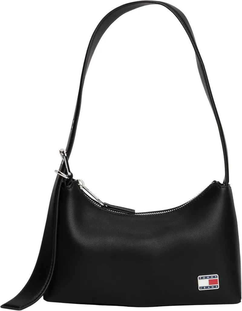 Tommy Jeans ▫️ Mala de ombro para mulher «Cool Shoulder Bag» com fecho de correr