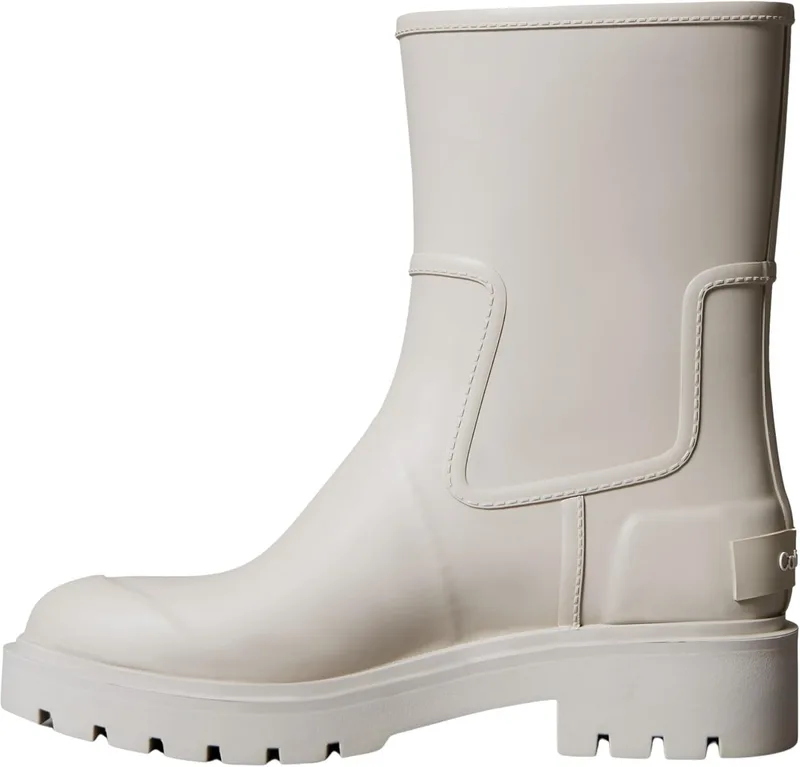 Calvin Klein ▫️ Mid Rainboot Rubber Yw0yw02004 Meia-bota para mulher