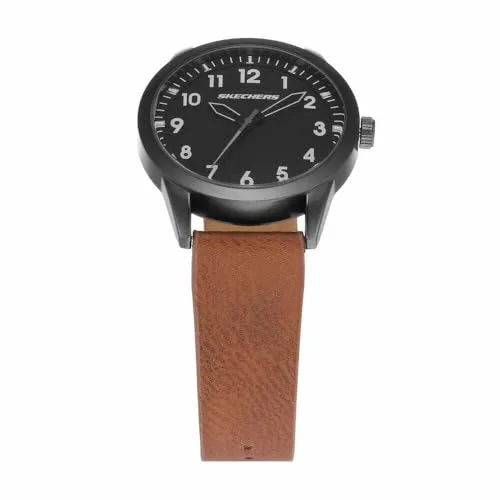 Skechers ▫️ Relógio para homem, mecanismo de quartzo com bracelete sintético ou de liga metálica com contas 4