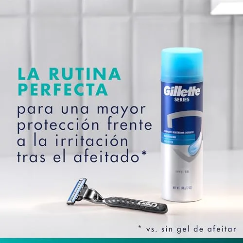 Gillette ▫️ Mach3 – Máquina de barbear para homem com 6 lâminas de substituição 5