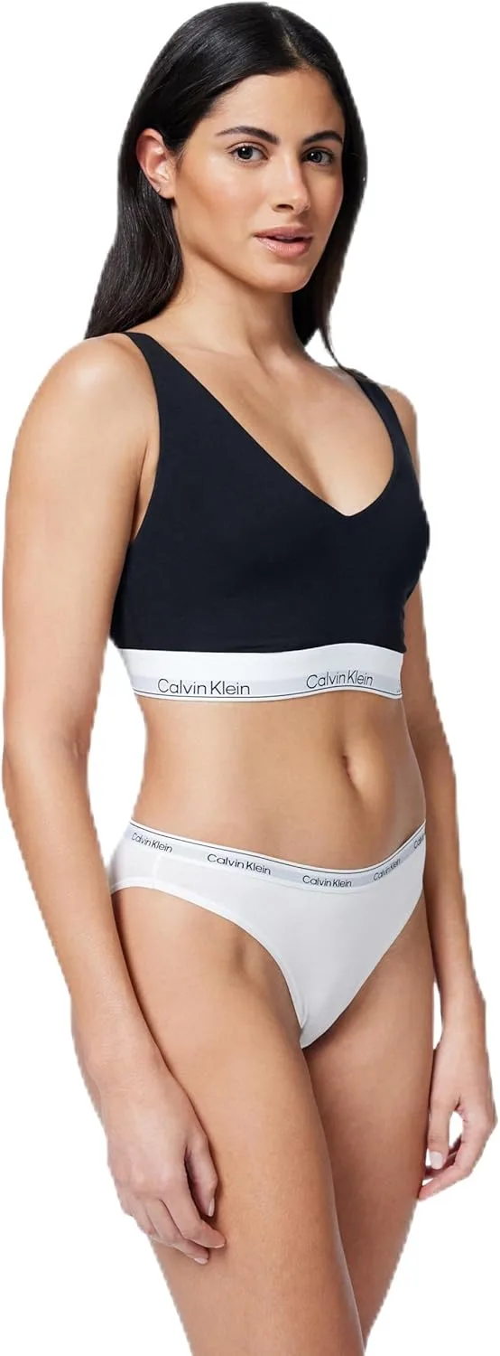 Calvin Klein ▫️ Full Cup Sem Forro Triângulo Scoop Lv00qf8583 Triângulo para Mulher