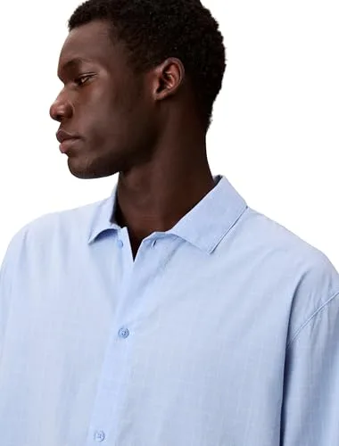 Calvin Klein ▫️ L/S Button Down 000nm2202e Camisola de dormir para homem 3