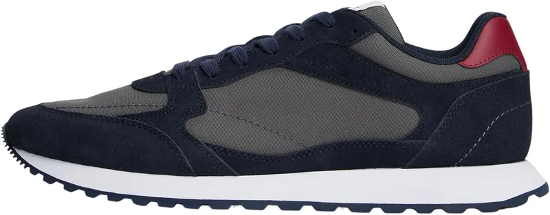 Tommy Hilfiger ▫️ Runner Sneaker Homens Novo Runner Eva Mix em camurça