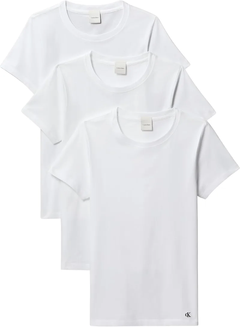 Calvin Klein ▫️ Women's Short Sleeve T-Shirts Pack of 3 Cotton tee with Round Neck