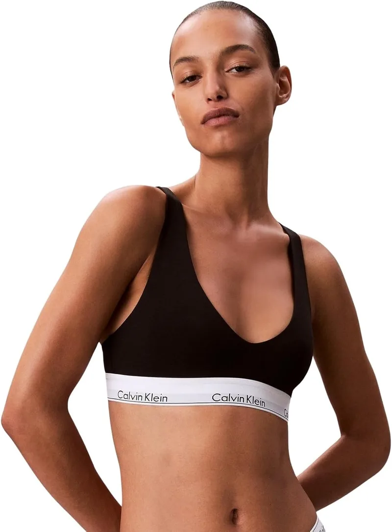 Calvin Klein ▫️ Bralette para mulher, sem forro, com alças ajustáveis e corte triangular