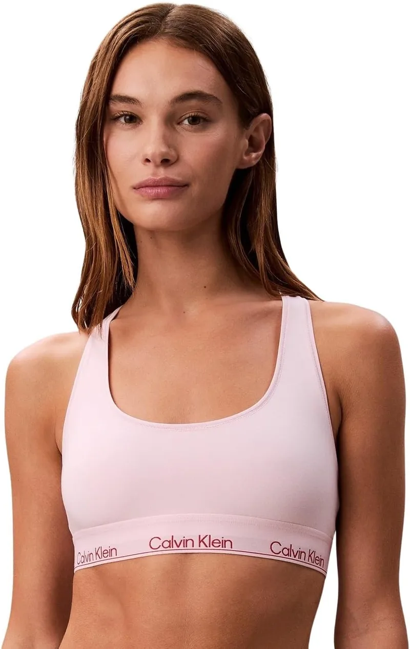 Calvin Klein ▫️ Soutien Bralette sem forro para mulher com cintura com logótipo