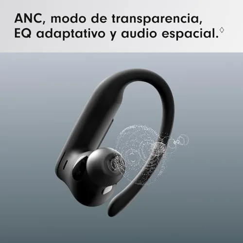 Beats ▫️ Powerbeats Pro 2 Auscultadores Bluetooth sem fios – Cancelamento ativo de ruído, classificação IPX4, até 45 horas com o estojo de carregamento, compatíveis com Apple e Android – Preto Azeviche 6