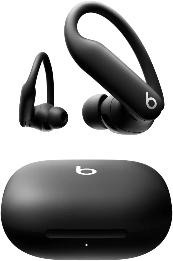 Beats ▫️ Powerbeats Pro 2 Auscultadores Bluetooth sem fios – Cancelamento ativo de ruído, classificação IPX4, até 45 horas com o estojo de carregamento, compatíveis com Apple e Android – Preto Azeviche