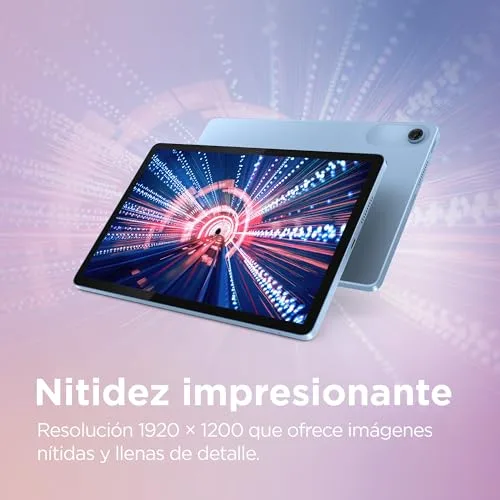 Lenovo ▫️ Tab – Tablet de 10,1" WUXGA (MediaTek Helio G85, 4 GB de RAM, 64 GB, 60 Hz, 2 altifalantes, Wi-Fi 5, Bluetooth 5.3, Android 14) Azul Polar – Inclui capa transparente 6