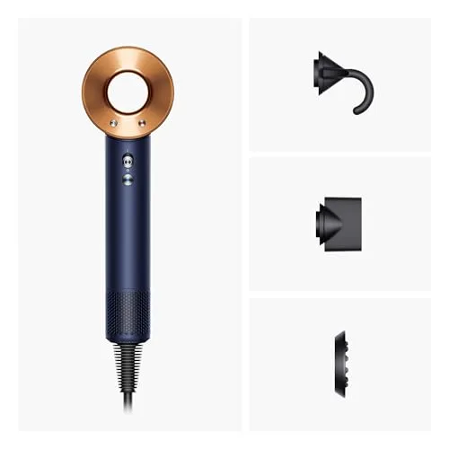 Dyson ▫️ Secador de cabelo Supersonic™ – Liso + Ondulado (Azul da Prússia/Cobre intenso) 5