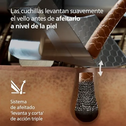 PHILIPS ▫️ i9000 Prestige Ultra, Máquina de barbear elétrica para homem, Máquina de barbear para uso a seco e a húmido, SkinIQ Pro, Base de carregamento, Recarregável, Estojo, Centro de limpeza, Aparador, Aparador nasal, XP9404/38 3