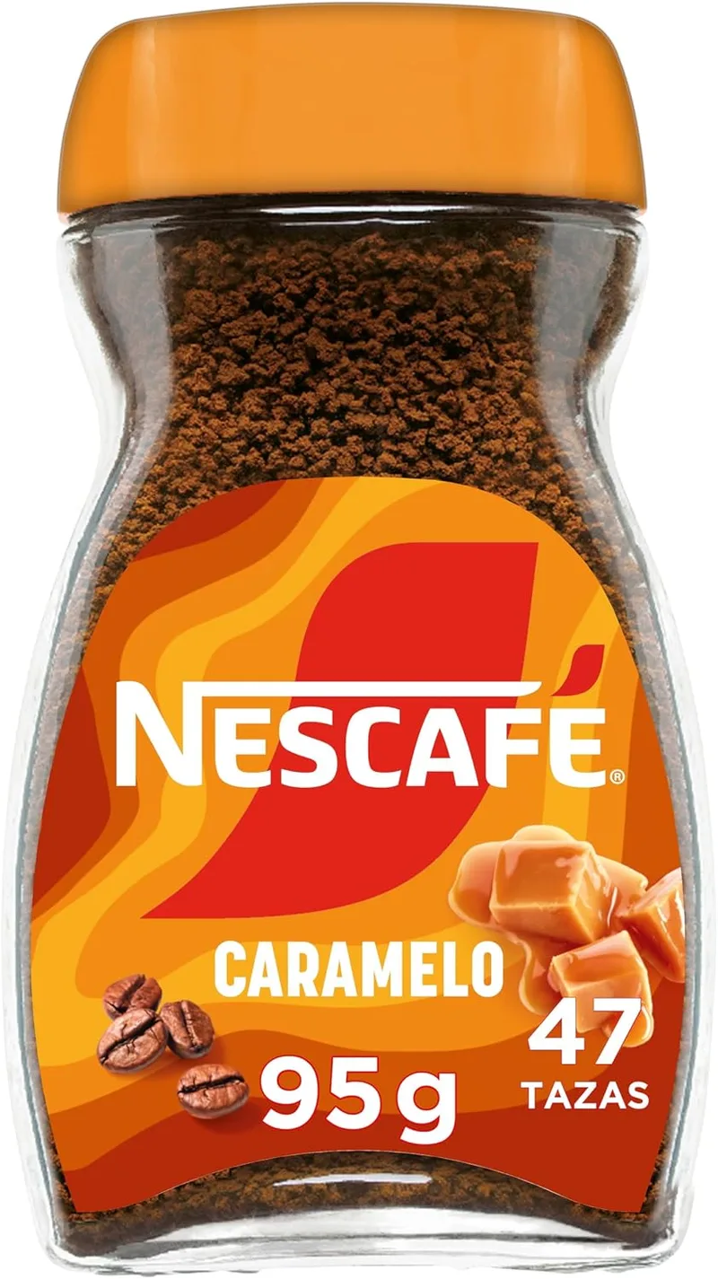 Nescafe ▫️ NESCAFÉ Classic, café com sabor a caramelo, 95 g