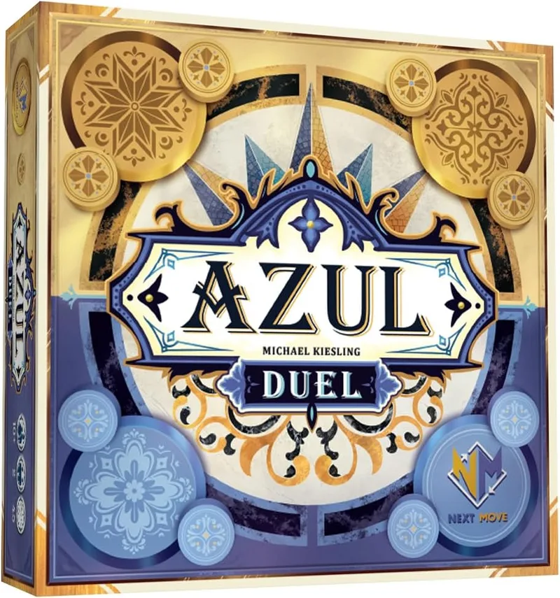 Asmodee ▫️ Azul Duel, Jogo de Mesa Tático e de Estratégia para Dois Jogadores com Design «Decora o Palácio de Sintra», A partir dos 10 anos, Para 2 ou mais jogadores, 45 minutos, Espanhol