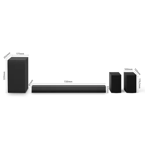 LG ▫️ DS40TR - Barra de som, Bluetooth, 400 W, Preto 2