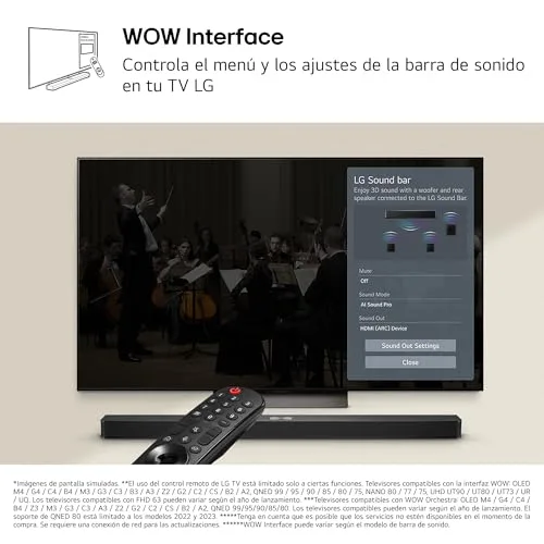 LG ▫️ DS40TR - Barra de som, Bluetooth, 400 W, Preto 3