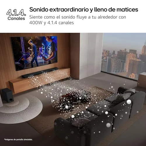 LG ▫️ DS40TR - Barra de som, Bluetooth, 400 W, Preto 4