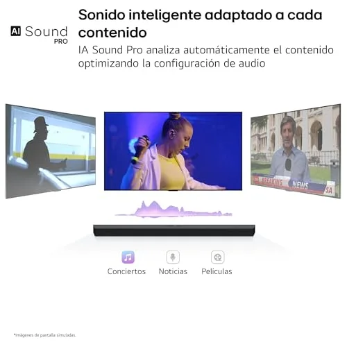 LG ▫️ DS40TR - Barra de som, Bluetooth, 400 W, Preto 5