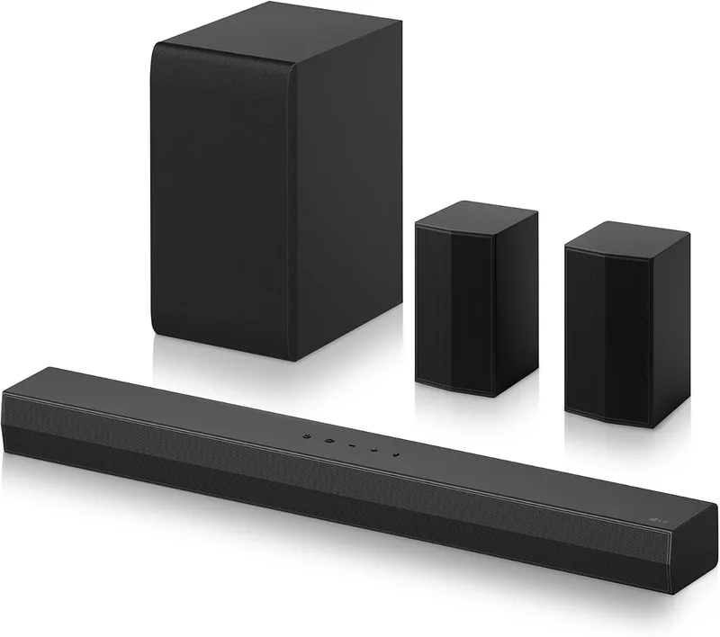 LG ▫️ DS40TR - Barra de som, Bluetooth, 400 W, Preto