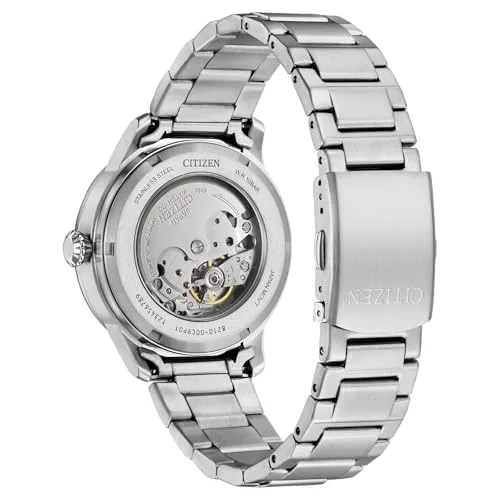 Citizen ▫️ NJ0190 - Relógio automático para homem com bracelete de elos em aço inoxidável e data, disponível em diferentes versões 2