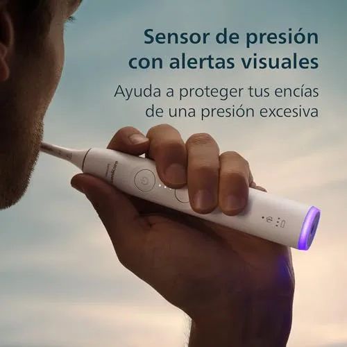 PHILIPS ▫️ Escova de dentes elétrica Sonicare 7100, sónica com aplicação, 4 modos de escovagem e 3 níveis de intensidade, alerta de pressão, SmarTimer, branca, HX7420/08 [Nova Tecnologia] 5
