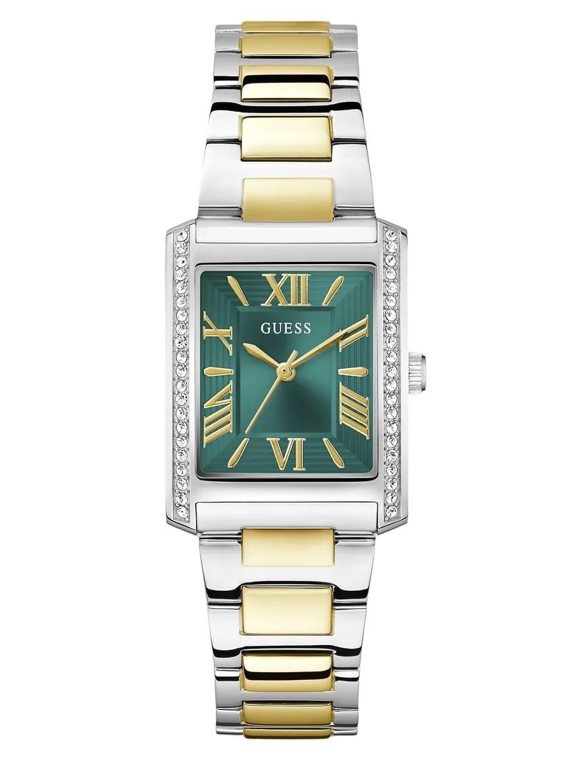GUESS ▫️ RELÓGIO - BONNIE Quartzo / 3 ATM Cor do mostrador: Verde Tamanho da caixa: 27,00