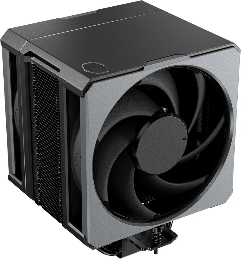 Cooler Master ▫️ Dissipador de calor para CPU Hyper 612 Apex - 6 tubos supercondutores (TDP 260 W), 2 ventoinhas Mobius 120P de 120 mm, dissipador de calor compacto, RAM de interferência zero - Suporta soquetes AMD e Intel