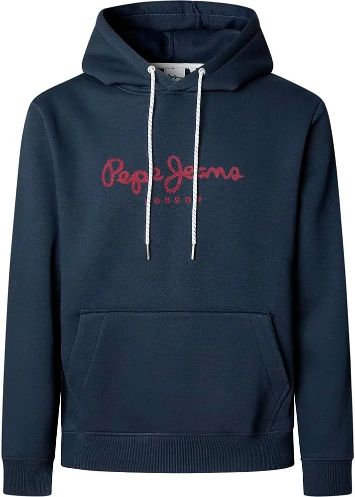 Pepe Jeans ▫️ Macbeth Plain Hoodie - Camisola Unissexo para Adulto