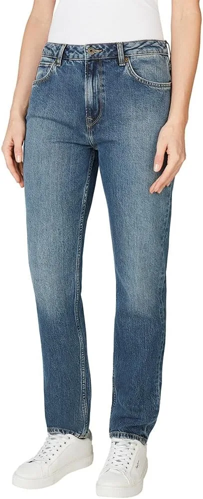 Pepe Jeans ▫️ Calças de ganga justas HW Violet para mulher
