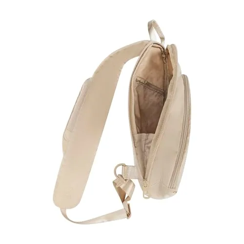 PUMA ▫️ Myriad - Saco desportivo mãos livres para mulher com alça reversível e compartimento duplo, Granola, Tamanho Único, Myriad Sling, saco desportivo mãos livres com alça reversível e compartimentos 4